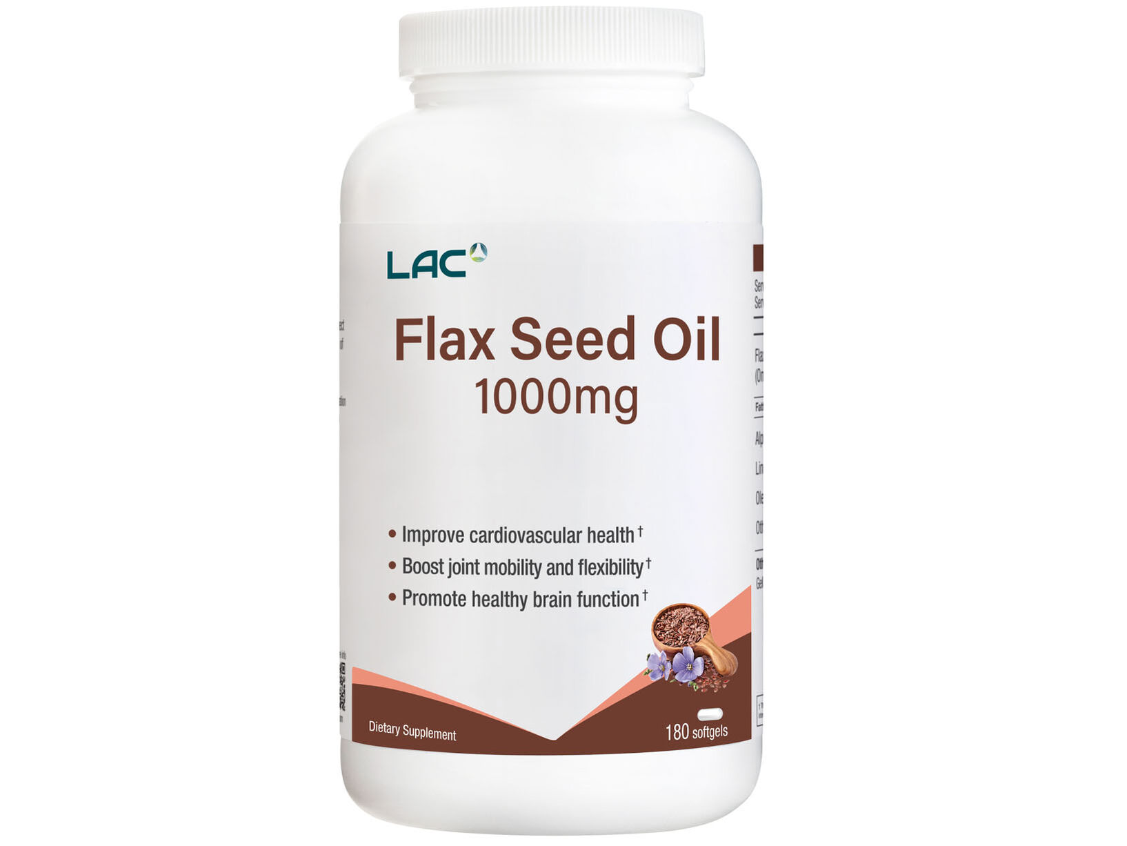 Flax Seed Oil 1000mg: retailer-supplied image